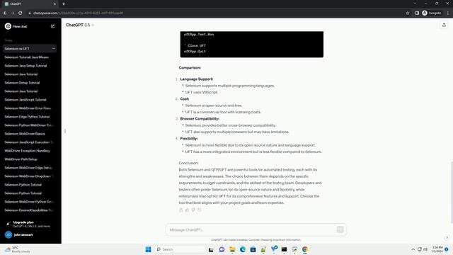 selenium testing tool vs qtp