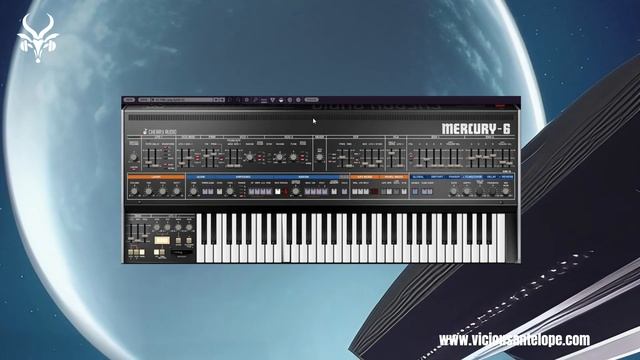 Synth Soundbank for Cherry Audio Mercury-6 by Vicious Antelope - Pad6 walkthrough
