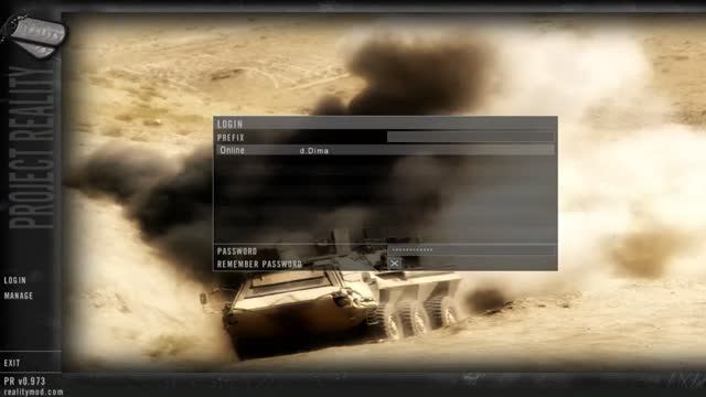 Project Reality main menu screensaver v0.95 - v0.988