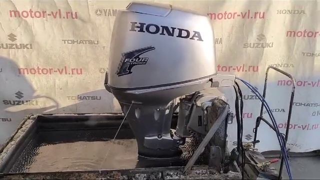 Honda BF30 запуск двигателя.
