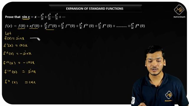 Expansion Of Sinx | Maclaurin series