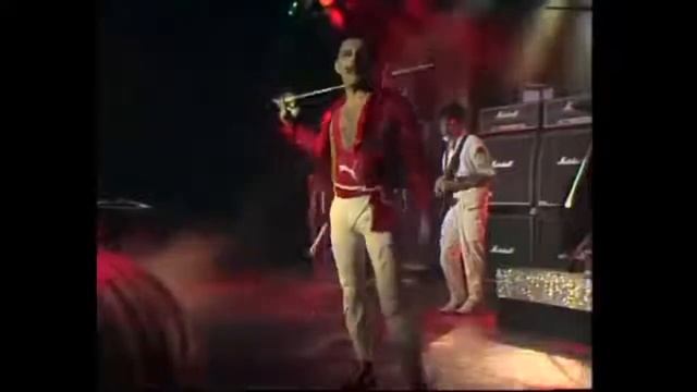 Freddie Mercury and his microphone   Show Must Go On