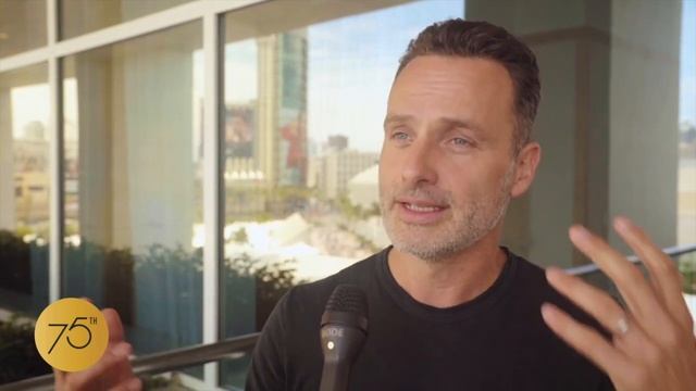 Andrew Lincoln at Comic-Con 2018 on “The Walking Dead”