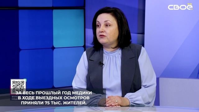 93 тыс. осмотров за 10 месяцев 2024 года провели ставропольские врачи
