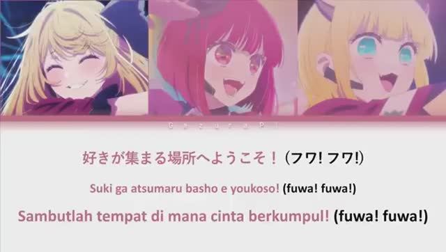 Oshi no Ko - New B Komachi -  サインはB『 Sign wa B』Lyrics (kanromind) Color code Full