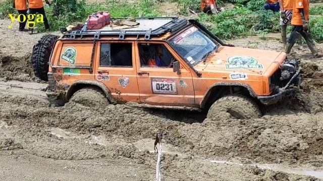 Ngeri... Semarang Off-road semua terjebak lumpur