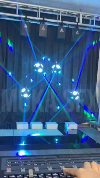 Moka sfx кинетический футбольный светодиодный кольцевой эффект ⭕rgb кольцо + rgb луч 🤩🤩