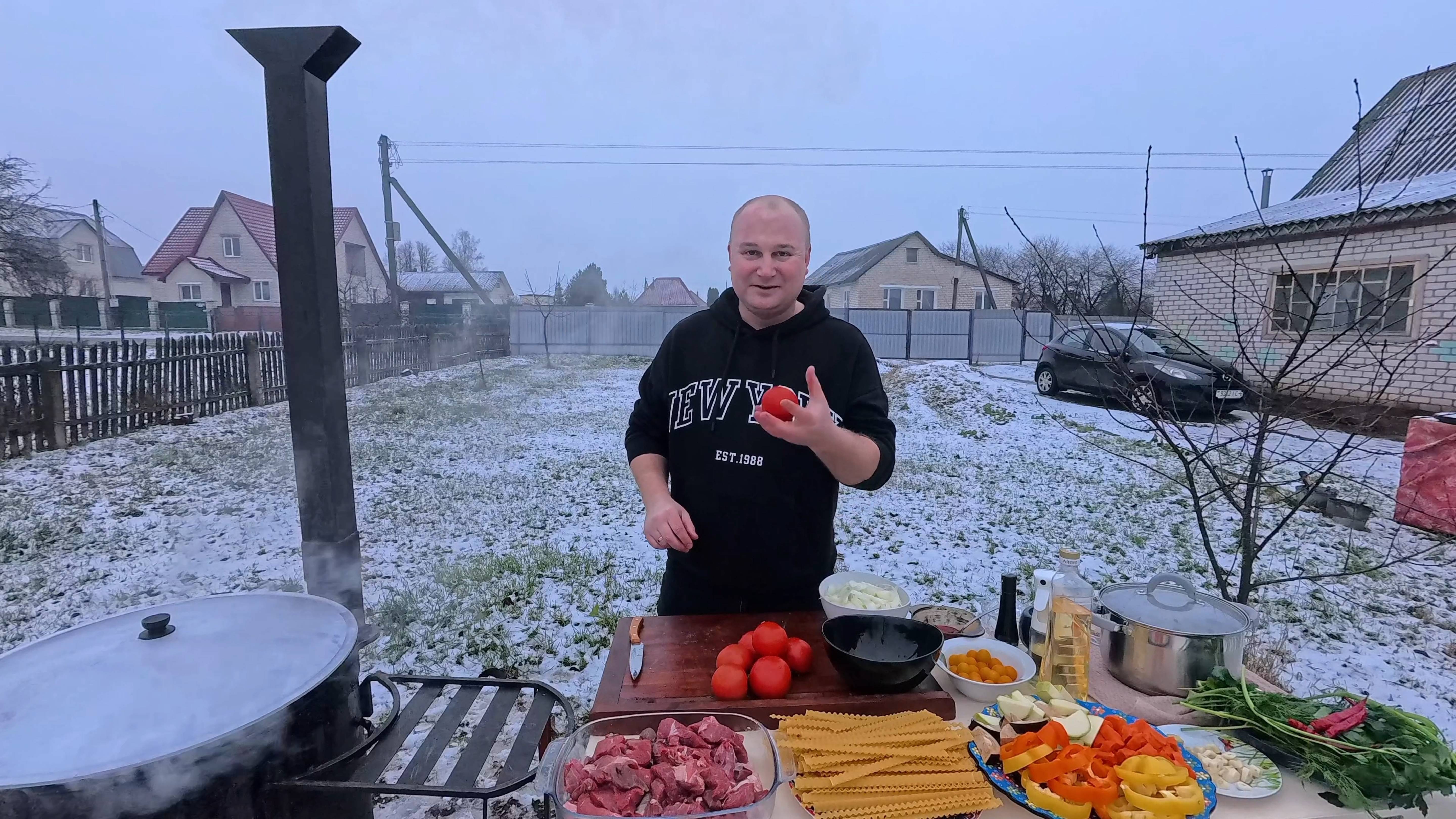 ДОМАШНИЙ ЛАГМАН В КАЗАНЕ НА КОСТРЕ - получится у каждого! Простой и вкусный, проверенный рецепт!