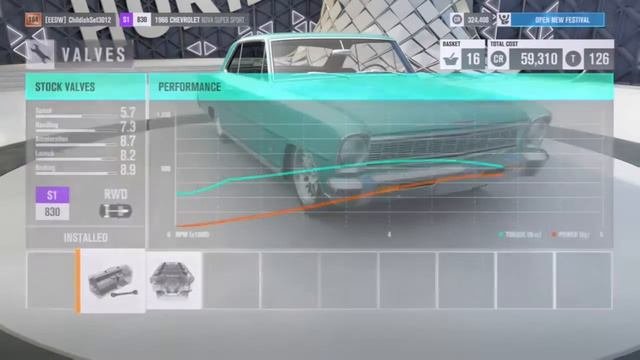 Forza Horizon 3 Worst Drift Build 1966 CHEVROLET Nova Super Sport