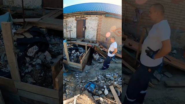 Доделали опалубку #стройка #дамба #ремонт #орск ##топ #дом #паводок #строимсами #опалубка #2024