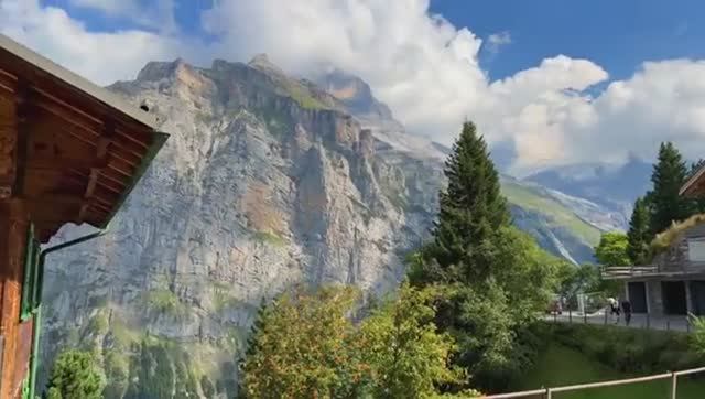 Пешая экскурсия по Мюррену, Лаутербруннену, Швейцария. Невероятно красивая швейцарская деревня!...