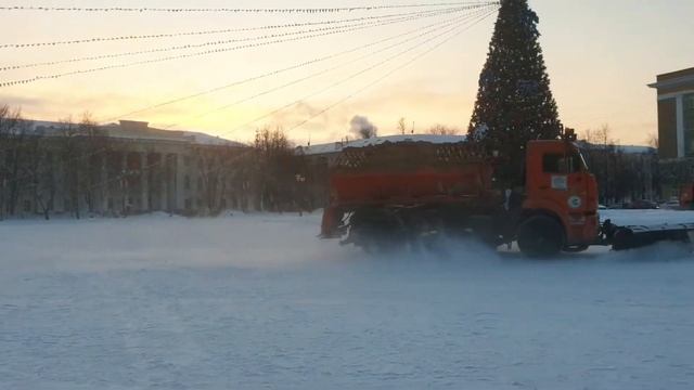 Софийская площадь | Подготовка к Новому году