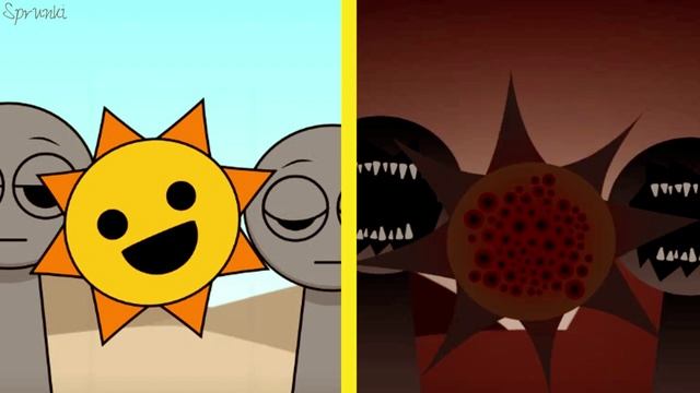 Incredibox - ParaSprunki _ Normal Versions Vs Horror Versions _ Incredibox Sprunki Mods