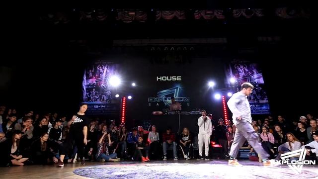 HOUSE PRO 1\4 | Romb vs Lisa Kochubei | Explosion Battle City vs City 2017