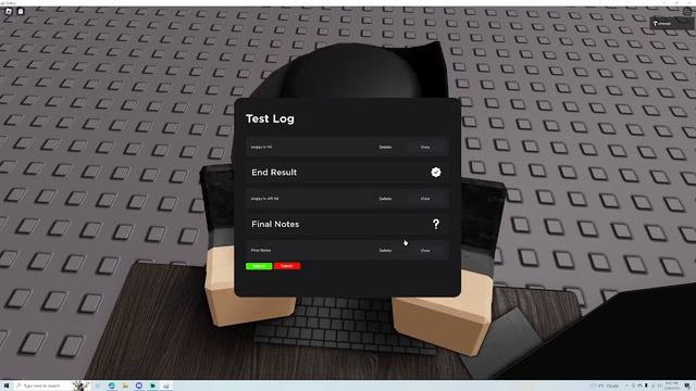 Researcher Test Log System