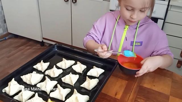 Antonova Milana, 6лет/Сырные пончики/выпечка/вкуснятина из сыра