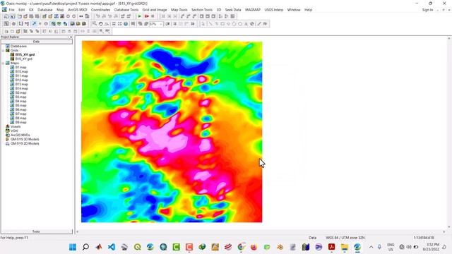 Oasis montaj - Spectral analysis of an aeromagnetic data (Part 6)