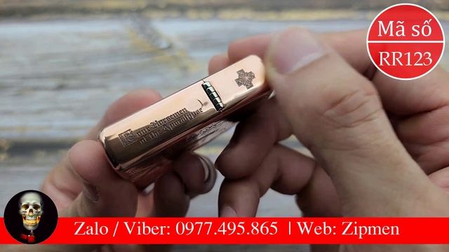 Hộp quẹt copper 100% cả ruột lẫn vỏ siêu dày khắc 5 mặt chủ đề Tứ Kỵ Sỹ