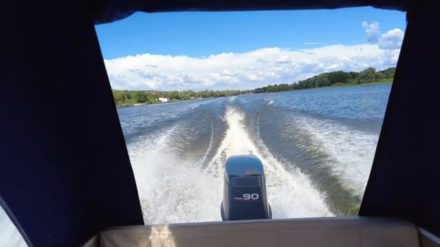 Катер Амур-2 после двух сезонов эксплуатации. Обзор нашей островной дачи на Волге