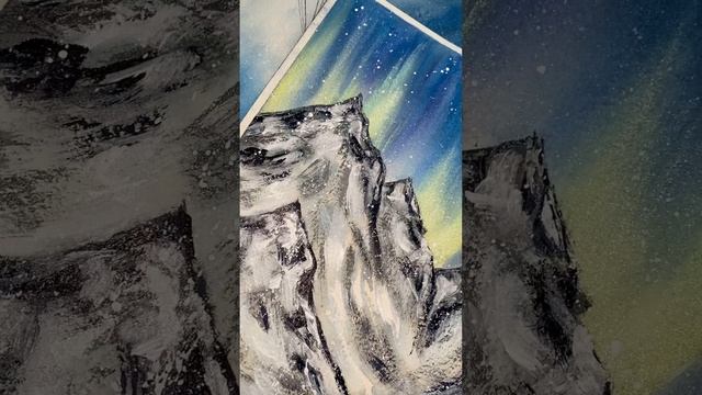 Зимние пейзажи ❄️ Акварельные картины