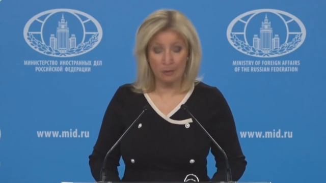 Мария Захарова Фантастическая новость пришла из Швеции