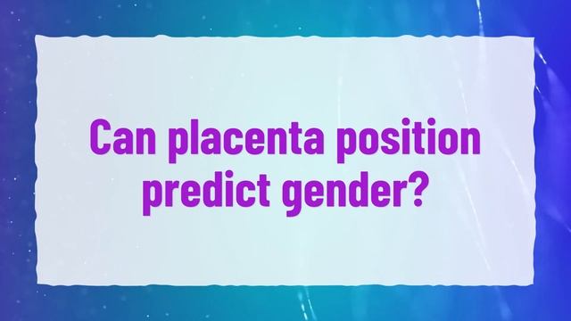 What baby if placenta is anterior?