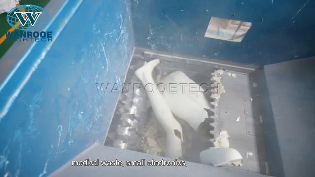 Шредер и мельница для измельчения манекенов из стеклопластика с производительностью 100-1500 кг/ч.