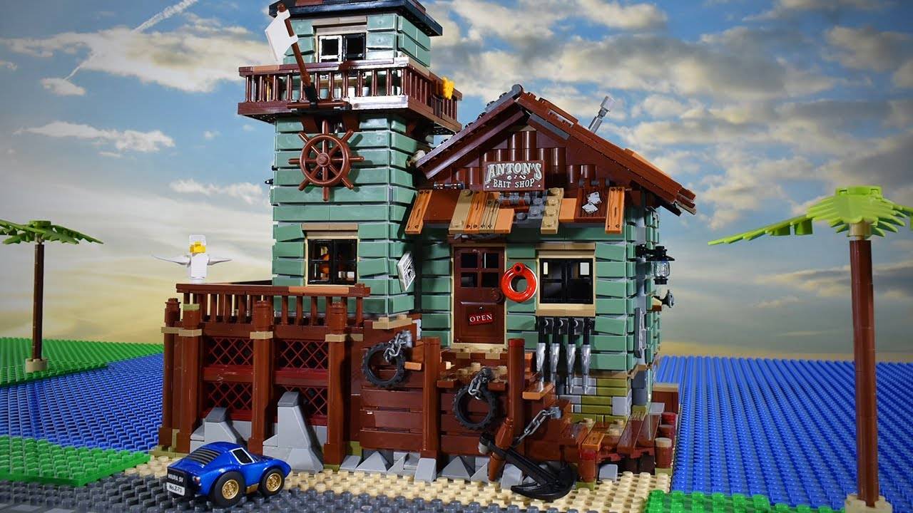 Рестоврация рыбного магазина. LEGO мультики