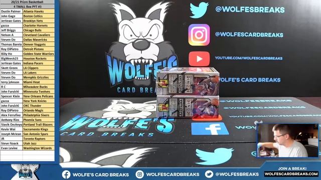 2020-21 Prizm Basketball TMALL 4 Box PYT Break #3