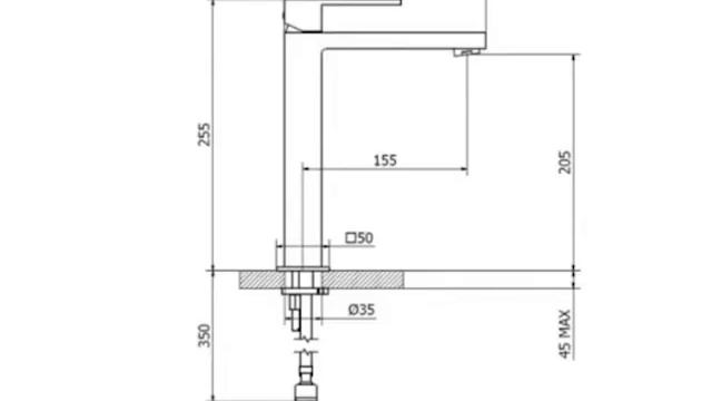 Tivoli Caserta Chrome Tall Basin Mixer Tap -TVCSS2645 CH