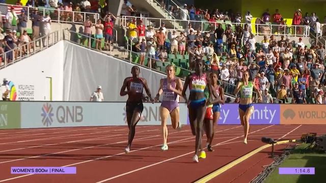 Womens 800m Final  World Athletics Championships Oregon 2022