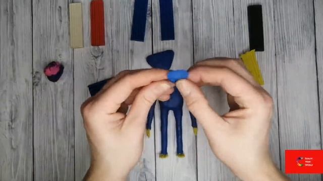 Как слепить Хаги Ваги?/ How to sculpt Huggy Waggy?