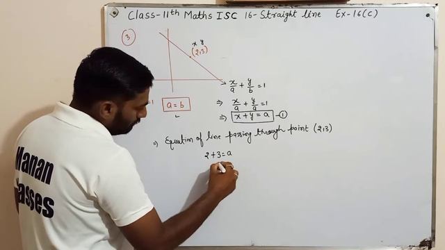 Straight Line Class 11 Maths | Coordinate Geometry | Chapter 16 | Ex-16(C) Q1 to Q6