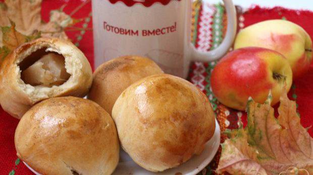 Яблочные булочки Румяные щёчки