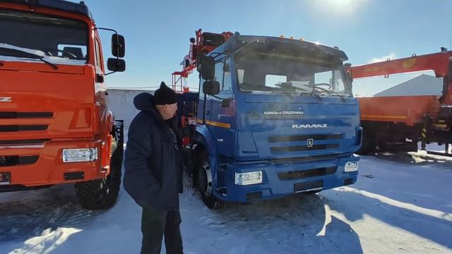 КАМАЗ 65117 с КМУ Kanglim 1256. отзыв нашего покупателя из г. Ярославль от 24.02.2021 г.