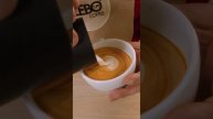 Праздничный Латте-Арт☕️ #shorts #рецепты #латтеарт #lebocoffee