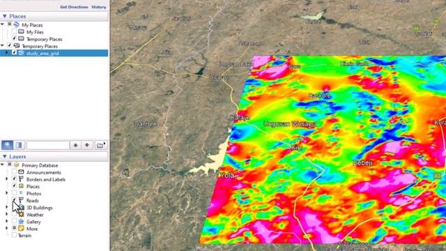 Oasis montaj - Spectral analysis of an aeromagnetic data (Part 2)