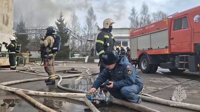 Пожар город Калининград 12.12.2024г.