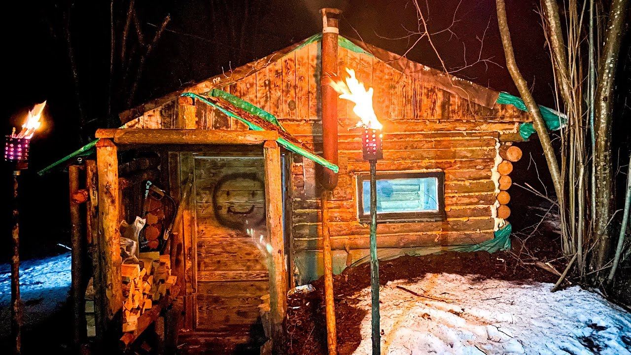 НОЧУЕМ В ЗЕМЛЯНКЕ | РОЗЫГРЫШ ПРИЗОВ | ПАРИМСЯ В БАНЕ | СТРОИМ