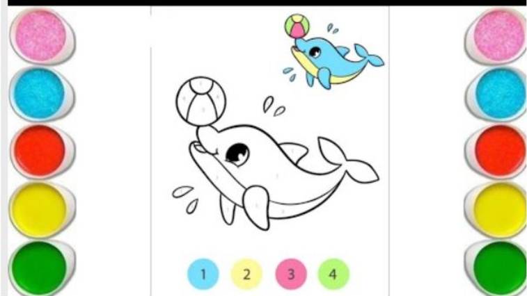 КАК НАРИСОВАТЬ  ЗАДОРНОГО ДЕЛЬФИНА КАВАИ ЛЕГКО 🐬