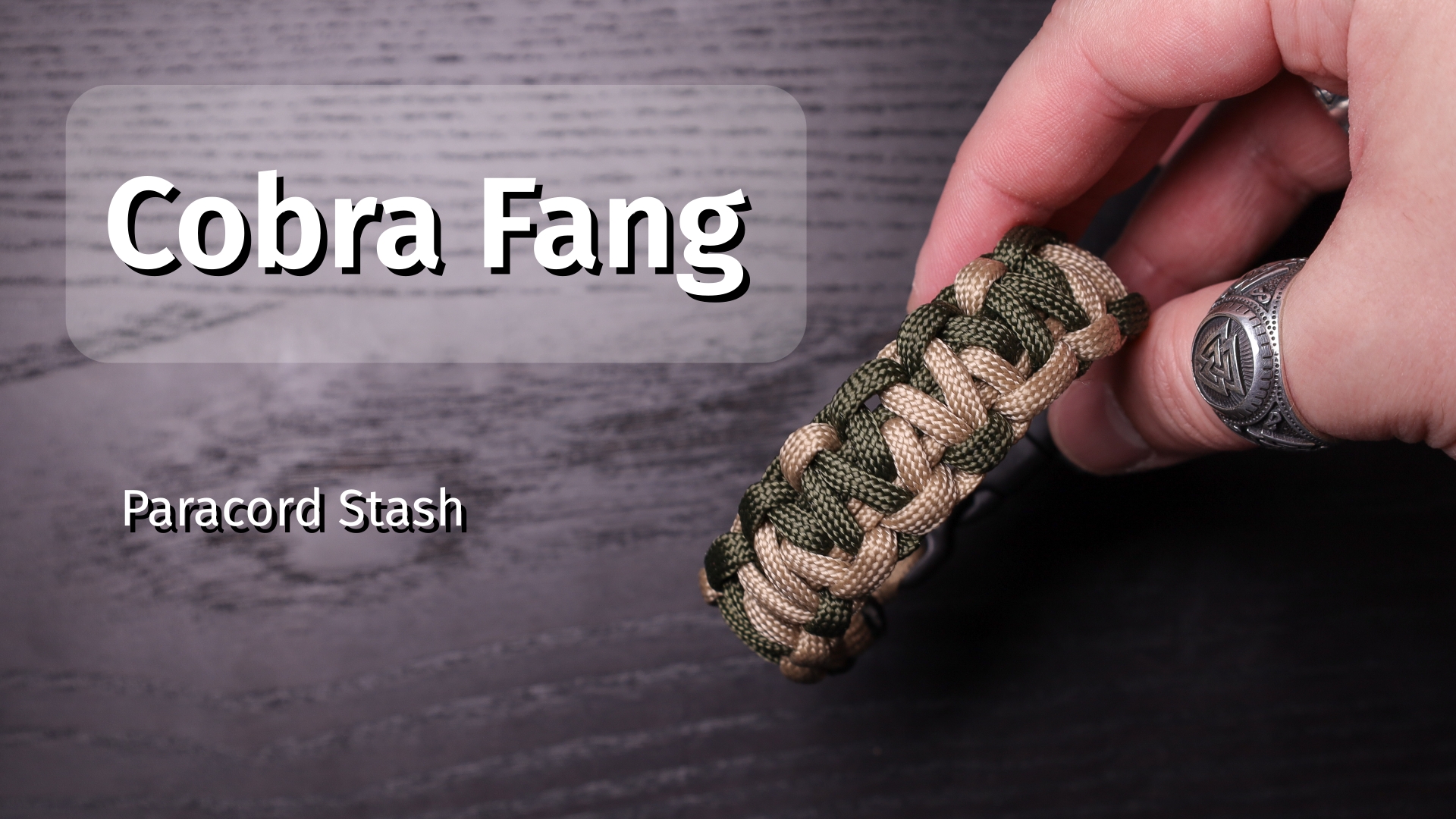 Зуб Кобры | Paracord Stash - браслеты из паракорда