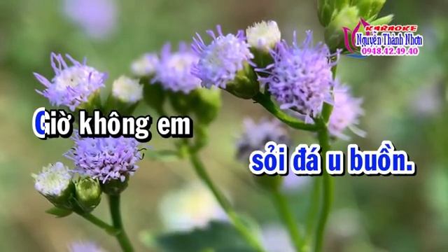 THÀNH PHỐ BUỒN - KARAOKE REMIX TONE NAM