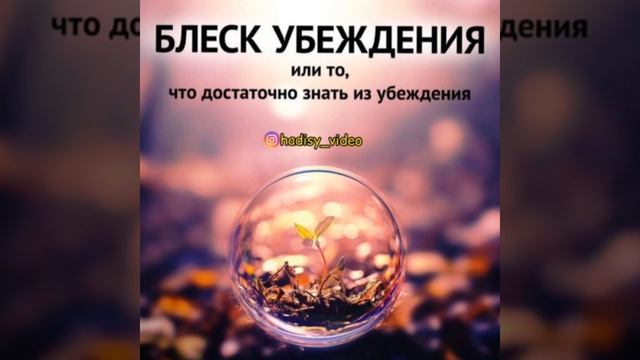 Блеск убеждения или то, что достаточно знать из убеждения. #таухид #сунна #коран #призыв #манхадж