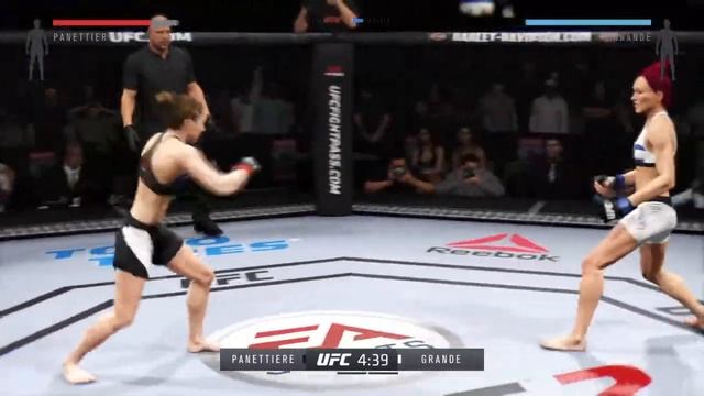 EA SPORTS™ UFC® 2   hayden panettiere vs Ariana Grande  gameplay 96