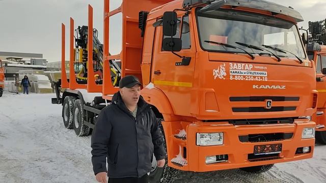 КАМАЗ 6520 сортиментовоз с ГМУ. отзыв нашего покупателя из г. Богданович от 31.01.2021 г.