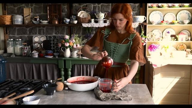 Country Life ASMR Strawberry Picking & Canning in the Heartland Cozy Jelly