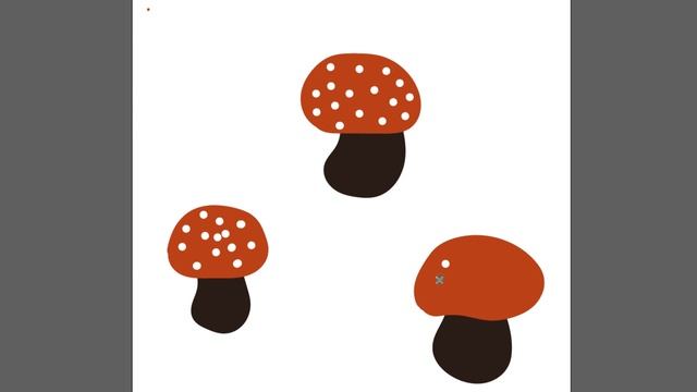 Рисуем грибы часть 25