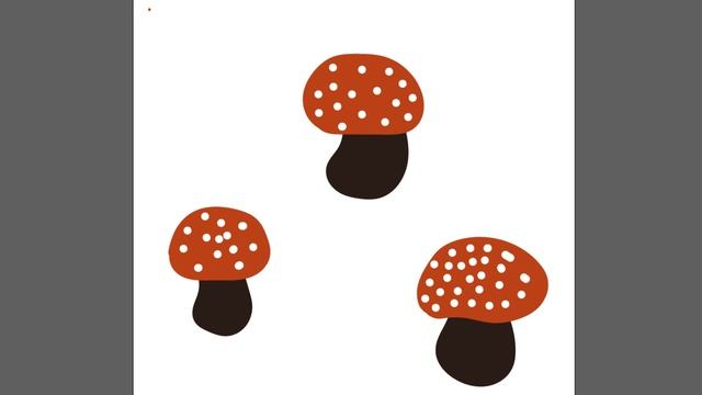 Рисуем грибы часть 29