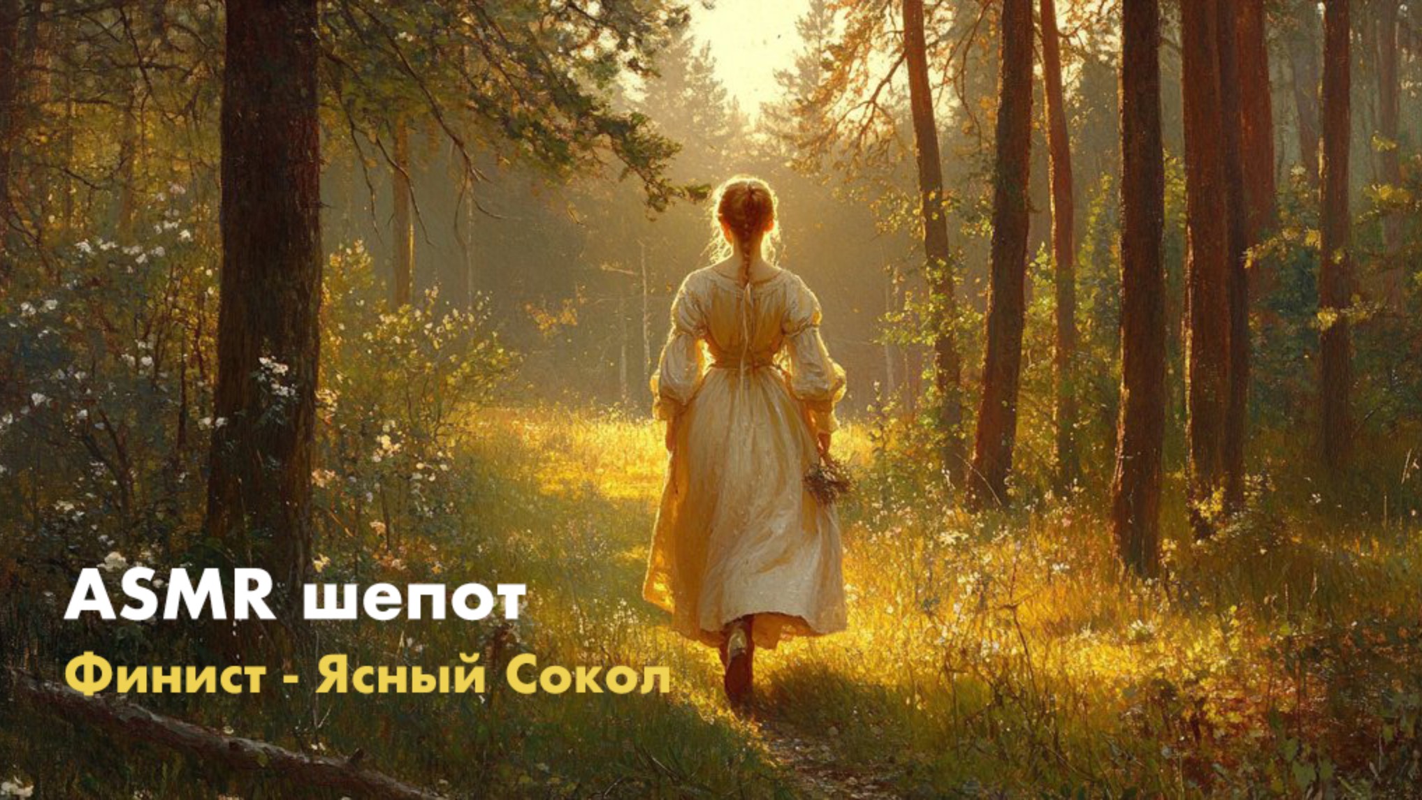 ASMR 💓 АСМР Шепот. Сказка "Финист - Ясный Сокол". Русская народная история о любви и верности