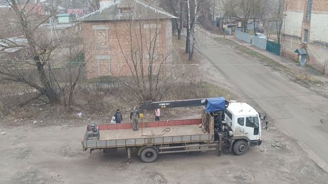 УСТАНОВКА НОВОЙ МУСОРНОЙ ПЛОЩАДКИ!🏗️#МУСОРНАЯПЛОЩАДКА #гусьхрустальный